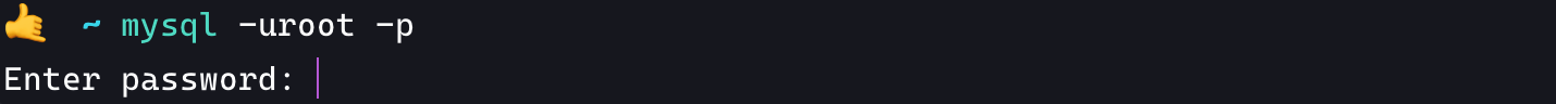 mysql-cli-login