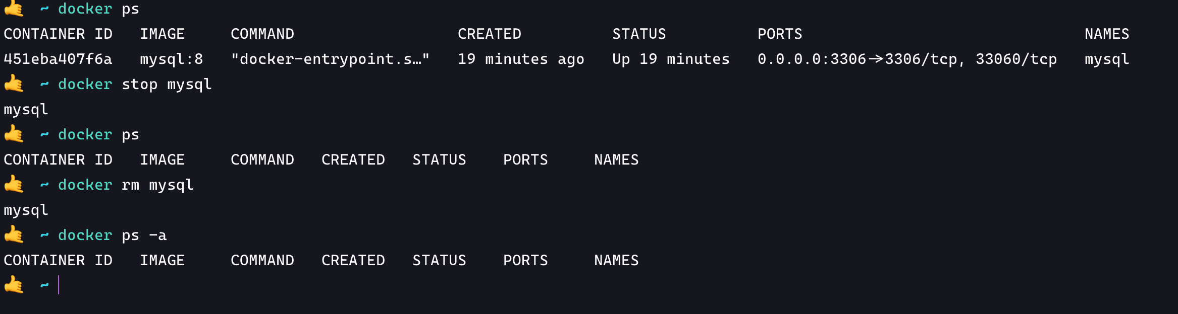 docker-cli-status