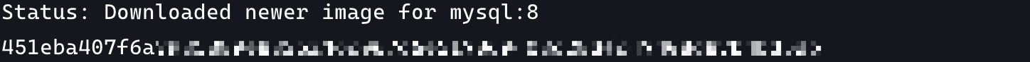 docker-pull-mysql-success