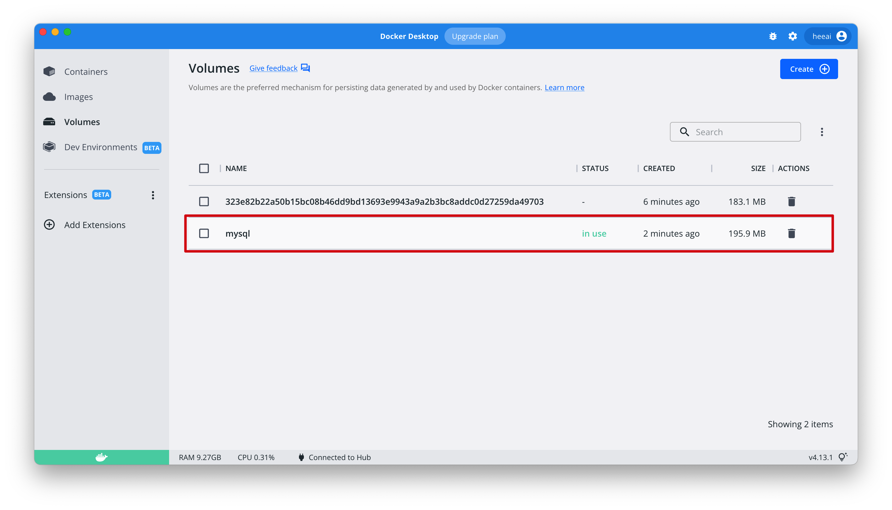 docker-ui-volumes
